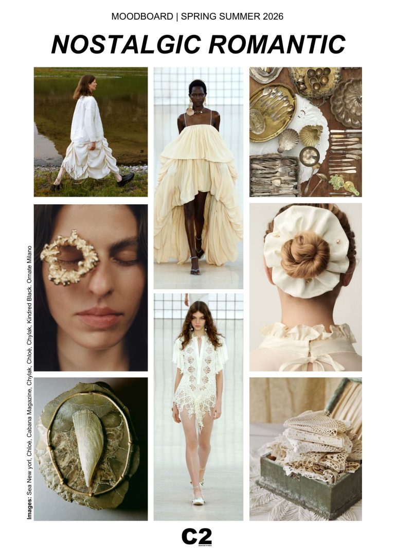 C2 Fashion Studio - Spring Summer 2026 - Nostalgic Romantic - Trend Forecasting