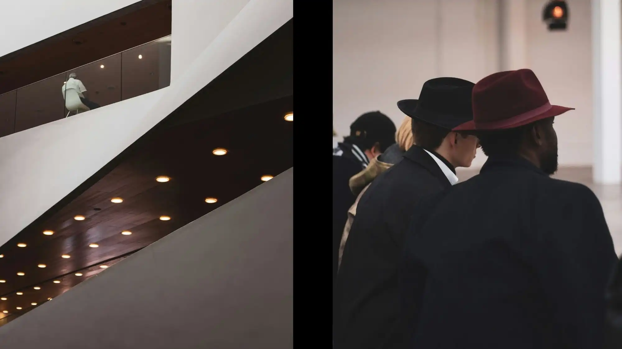 Architectural interior and fashion professionals at a global January 2026 industry event, capturing cultural signals and emerging trend directions for AW27/28.