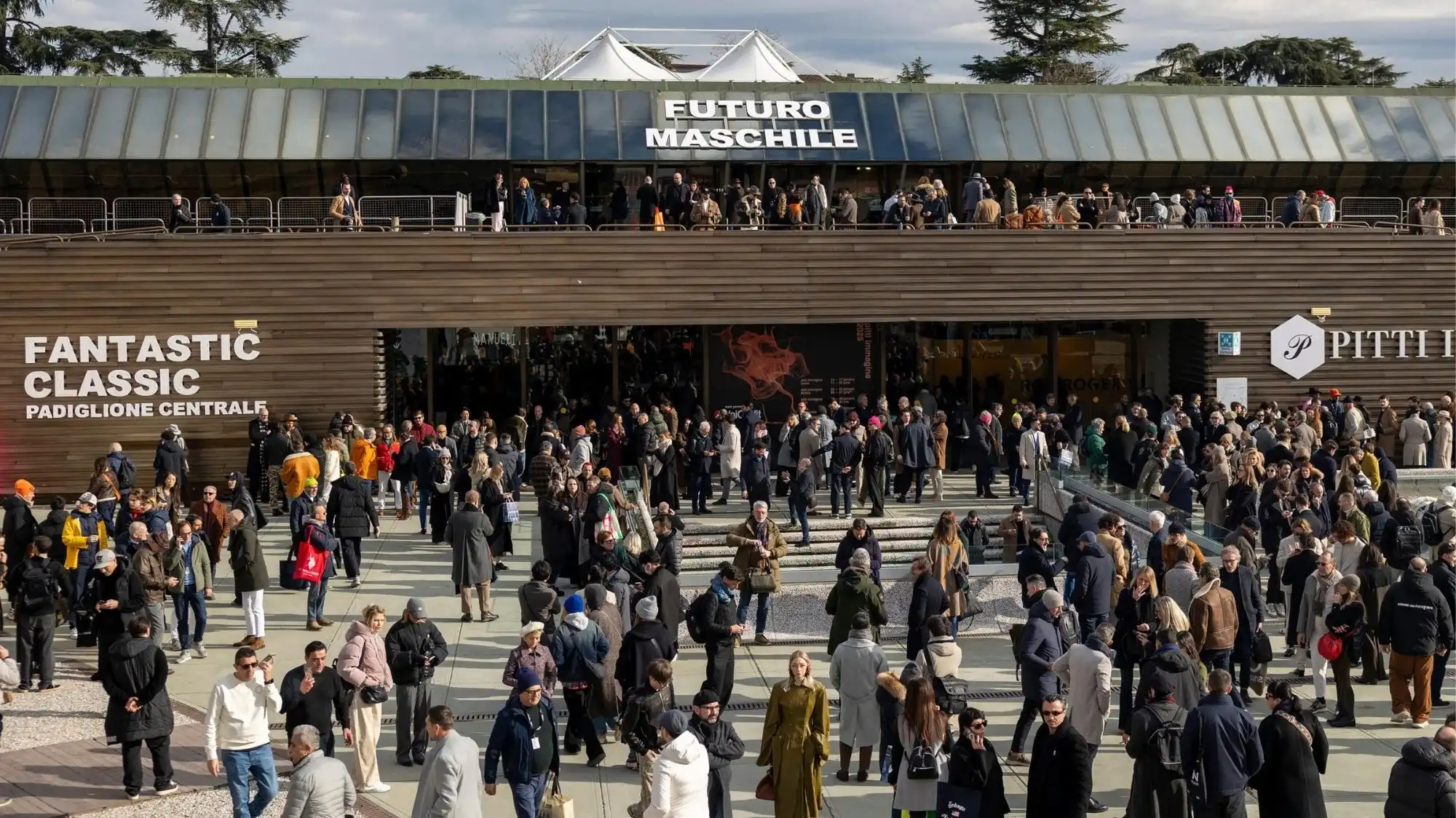 Pitti Uomo 109 at Fortezza da Basso in Florence showcasing menswear trends and MOTION theme for Autumn Winter 2026 2027