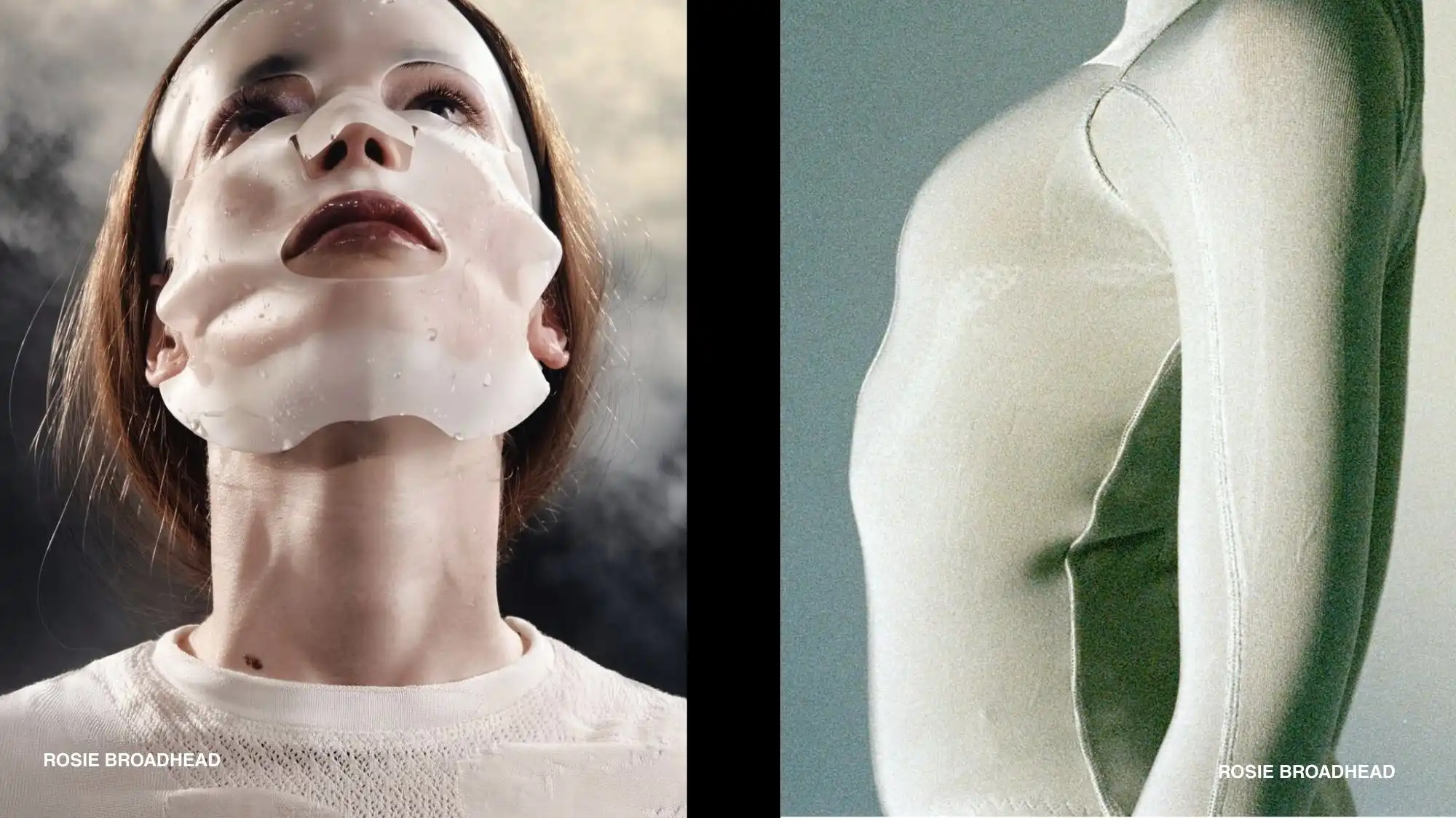 Biotech fashion imagery linking skin microbiome care and probiotic clothing innovation by C2 Fashion Studio trend forecasting agency