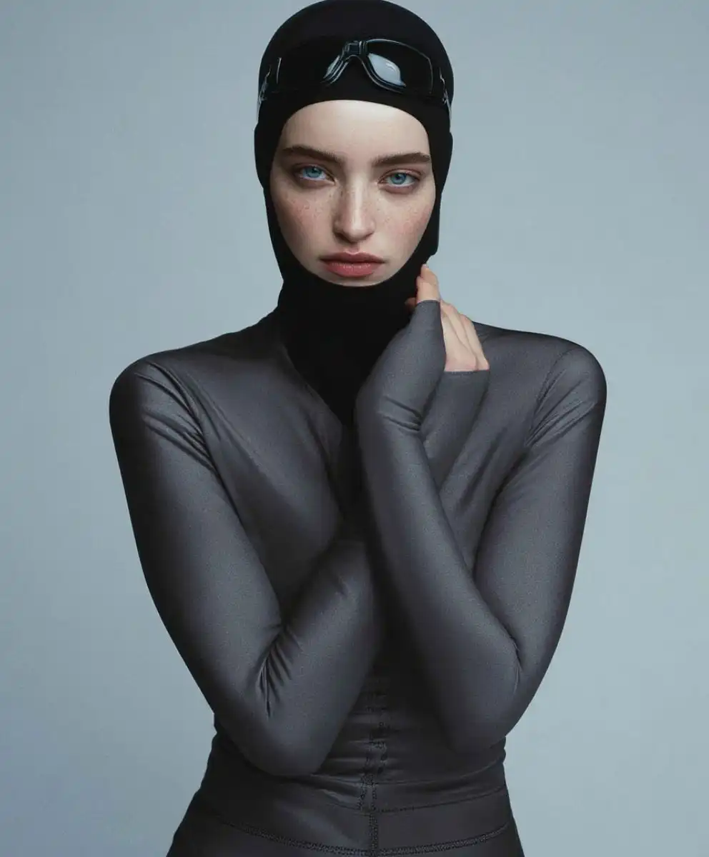 Bio-adaptive performance wear illustrating body-responsive activewear and wellness-driven design for AW 2027 2028