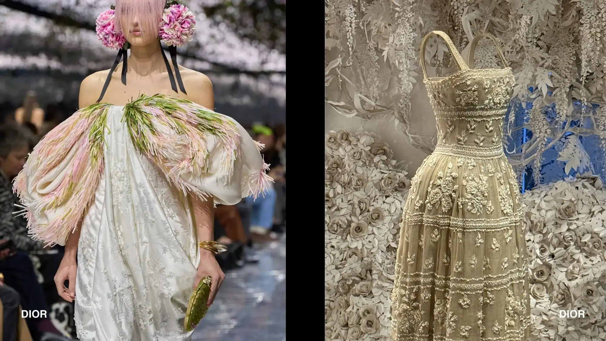 Dior couture craftsmanship expressing luxury brand identity and strategic growth through heritage and creative coherence