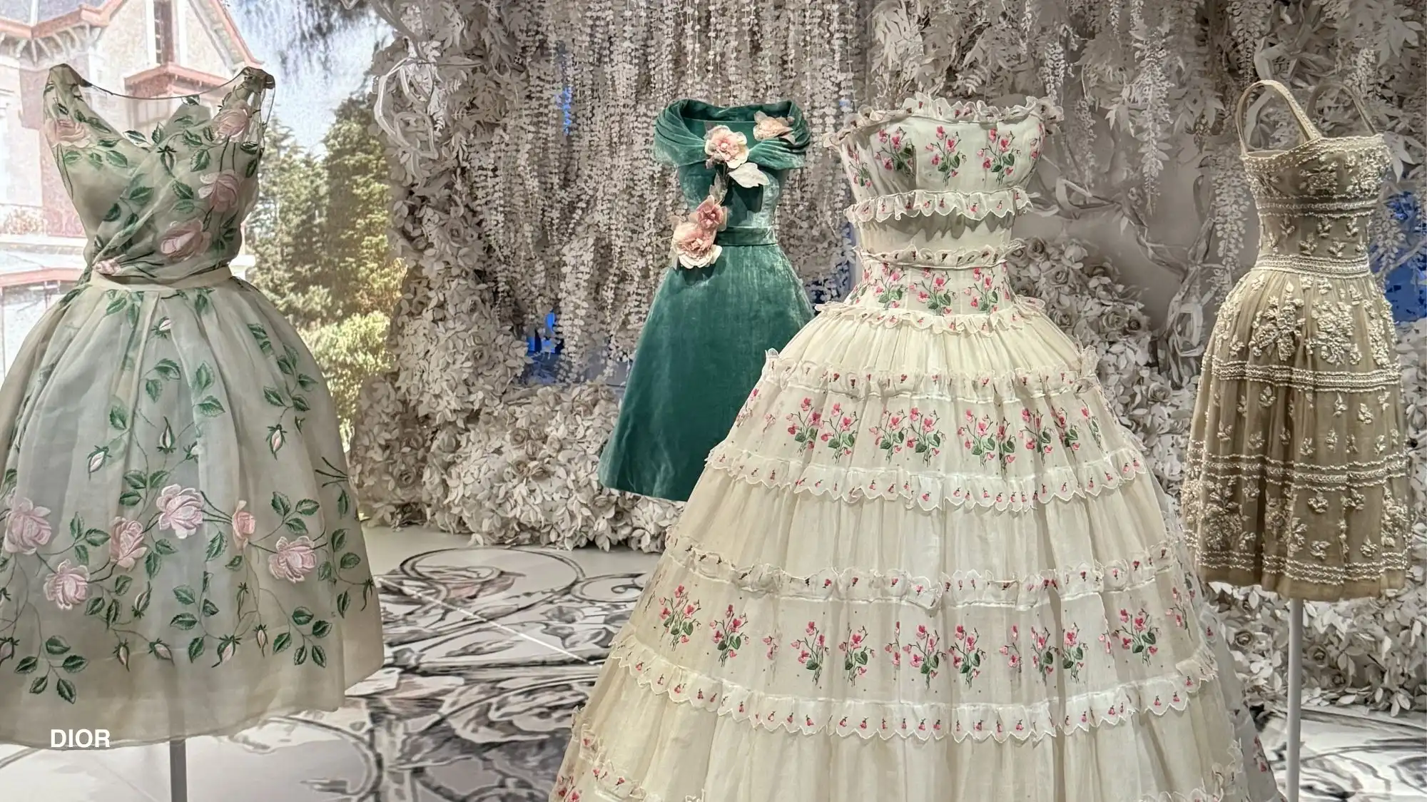 Dior couture dresses expressing luxury brand identity, heritage craftsmanship, and strategic creative growth