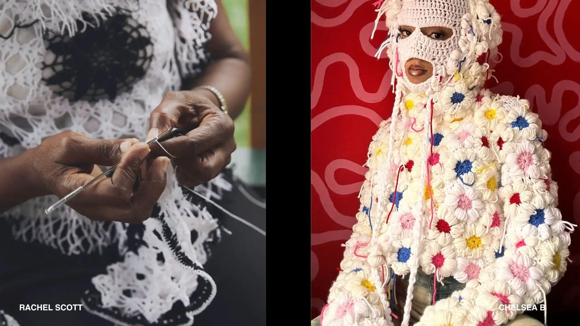 handcrafted crochet fashion and artisanal techniques, gen z craft revival in luxury fashion, trend intelligence and fashion trend forecasting handmade design