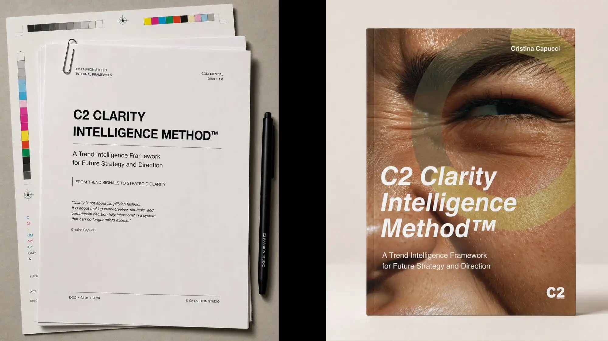 C2 Clarity Intelligence Method by Cristina Capucci, Trend Intelligence Framework for Fashion Trend Forecasting and strategic decision-making