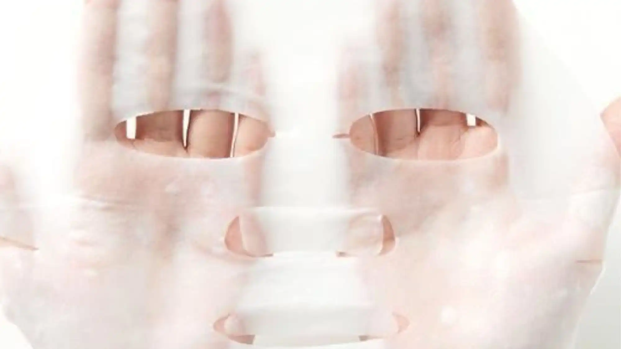 Innovative sheet mask concept representing Asia’s T-Wave beauty innovation for Spring Summer 2028, highlighting advanced skincare rituals, minimalist aesthetics, and emerging Beauty Trend Forecasting by C2 Fashion Studio Trend Forecasting.