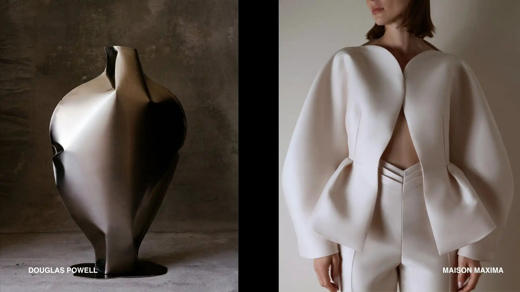 Structured Fortress fashion trend for Autumn Winter 2027 2028 featuring sculptural forms, architectural silhouettes, and protective volumes that reflect stability, permanence, and emotional reassurance through strategic Fashion Trend Forecasting.