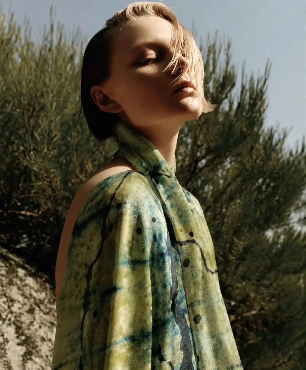C2 Fashion Studio Spring Summer 2027 fashion trend forecasting editorial featured by WeAr Showrooms, showcasing nature-inspired prints, sustainable fashion design, material innovation, and conscious luxury envisioned by leading trend forecaster Cristina Capucci.