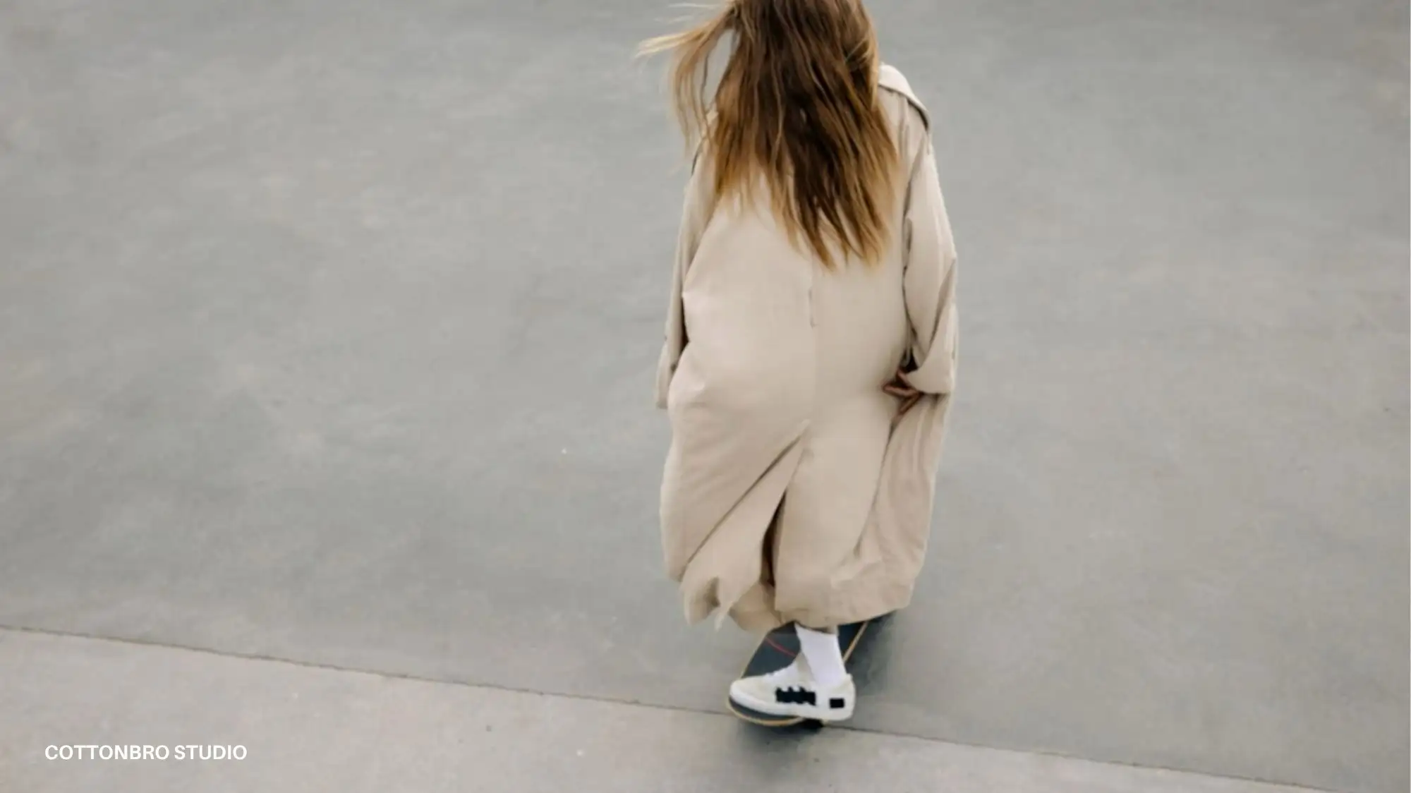 Activewear Spring Summer 2028 lifestyle trend featuring skateboarding and relaxed urban clothing, reflecting everyday movement culture and C2 Fashion Studio Trend Intelligence.