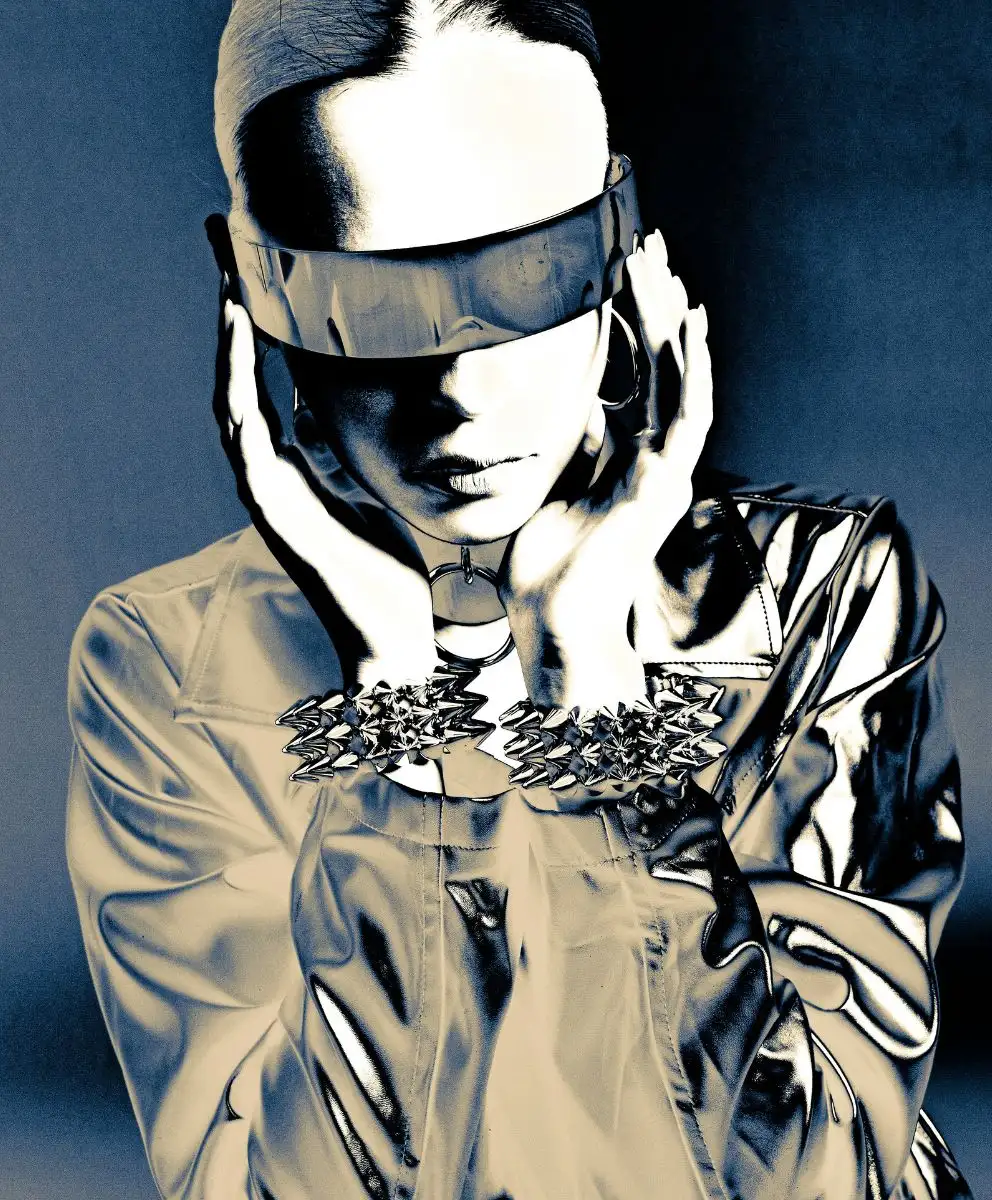 Première Vision Paris Colors Autumn Winter 2027 2028 fashion image exploring Living Matter, material-driven color, metallic surfaces and tactile depth for C2 Fashion Studio Trend Forecasting.