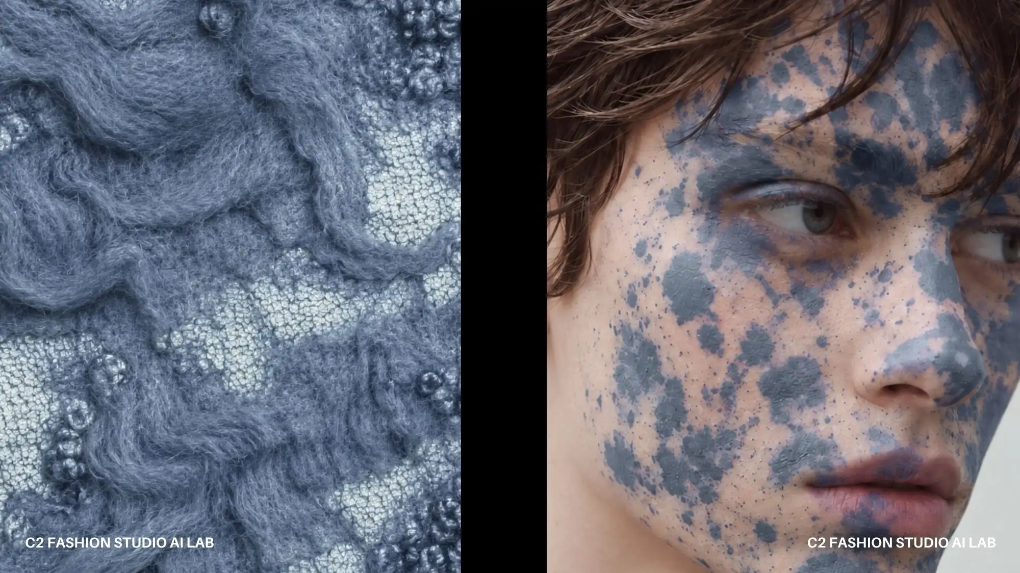 Living Intelligence Autumn Winter 2028 2029 trend exploring adaptive bio-textiles, organic surfaces and body-material interaction by C2 Fashion Studio Trend Forecasting.