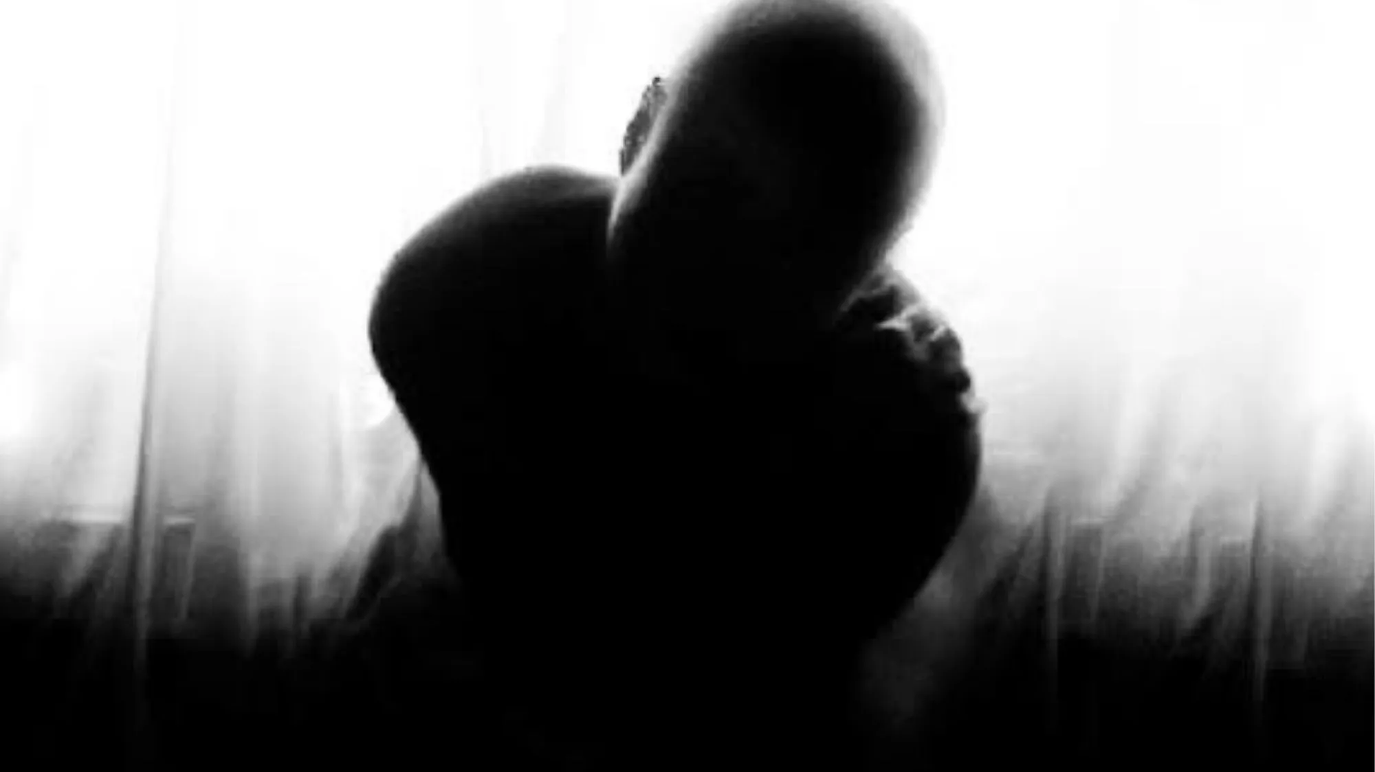 Abstract black and white silhouette of the human body exploring wellness trends, physical identity, self-discipline and future lifestyle trend forecasting by C2 Fashion Studio.