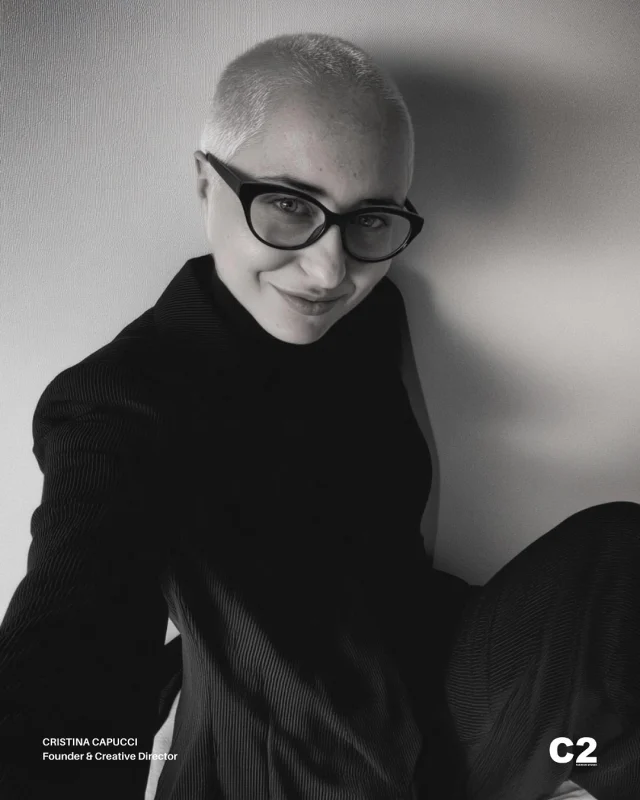 Let’s Collaborate. Let’s build what matters.

Cristina Capucci is a visionary trend forecaster, creative director, and photographer.
Founder of C2 Fashion Studio, she translates cultural shifts into aesthetic strategy, guiding brands through intuitive intelligence and future-focused storytelling.
Her work spans fashion imagery, concept design, and AI-generated visual research. Known for her poetic vision and strategic depth, Cristina collaborates with forward-thinking brands and creatives who want to shape what’s next , not just follow it.

#C2FashionStudio #CristinaCapucci #Entrepreneur #TrendForecaster #CreativeDitector #Photographer